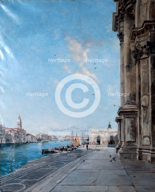 'View from the Church of Madonna della Salute', 1892. Artist: Emmanuel Lansyer