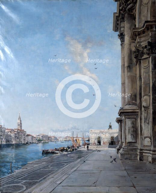 'View from the Church of Madonna della Salute', 1892. Artist: Emmanuel Lansyer