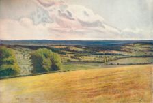 View from the Churchyard, Tatsfield 1912, (1914). Artist: James S Ogilvy