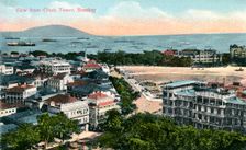 View from the Clock Tower, Bombay, India, early 20th century