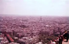 View from the Eiffel Tower, Paris, France, c1955. Creator: Arthur Charles Kirby Ware