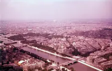 View from the Eiffel Tower, Paris, France, c1955. Creator: Arthur Charles Kirby Ware