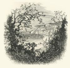 View from the Entrance to Shanklin Chine c1870