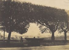 View from the French Academy at the Villa Medici, ca. 1852. Creator: Giacomo Caneva