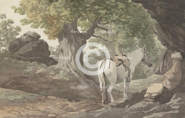 View from the Grotta delle Capre, 1778. Creator: Louis Ducros.