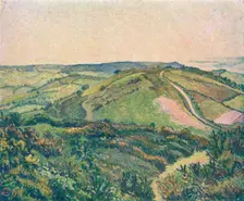 View from the Hill, Fishpond c1913. Artist: Lucien Pissaro