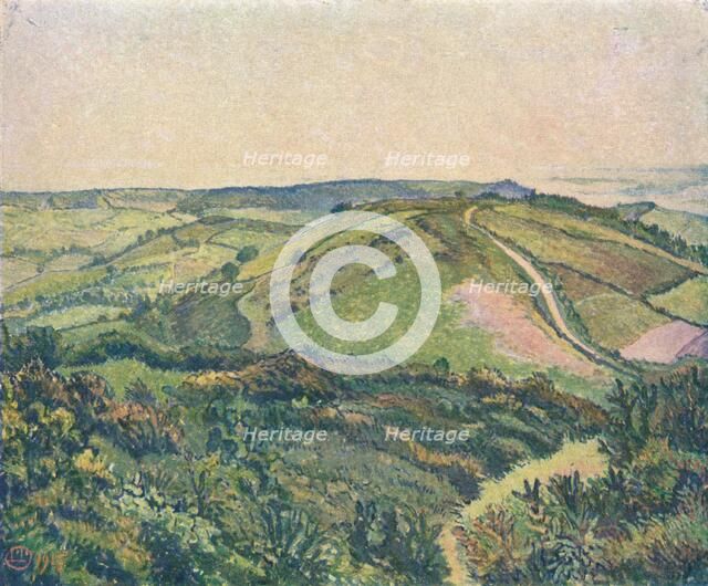 'View from the Hill, Fishpond', c1913. Artist: Lucien Pissaro.