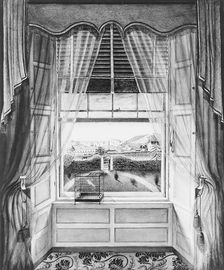 View from the House of Henry Briscoe Thomas, Baltimore, ca. 1841. Creator: Unknown