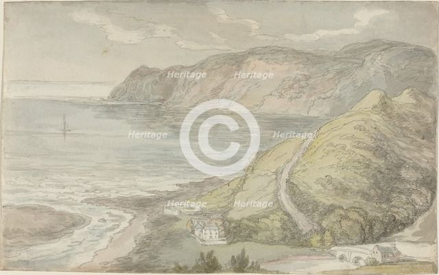 View from the Inn at Lynton, probably 1811. Creator: Thomas Rowlandson.