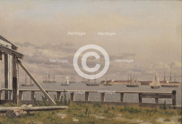 View from the Lime-kilns in Copenhagen, 1825. Creator: CW Eckersberg.