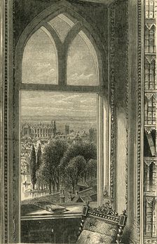 View from the Library Window, Windsor Castle c1897. Creator: Unknown