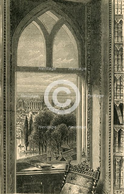 'View from the Library Window, Windsor Castle', c1897. Creator: Unknown.