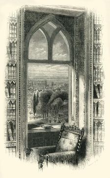 View from the Library Window c1870