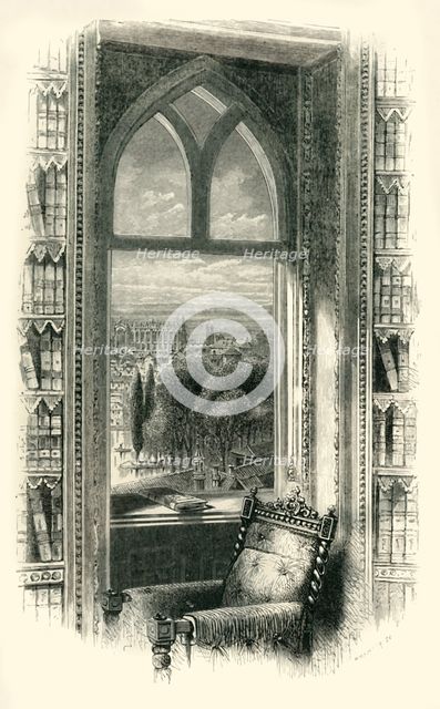 'View from the Library Window', c1870.