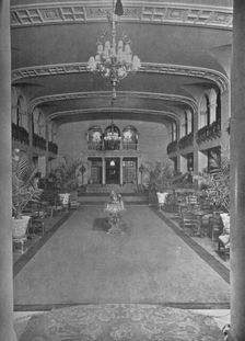 View from the lobby across the ballroom, Hotel Statler, Buffalo, New York, 1923