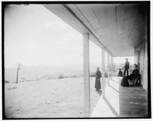 View from the Lodge on Mt. Toxaway, Sapphire, N.C., (1902?). Creator: William H. Jackson