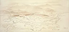 View from the Mountains above Phonia, 1849. Artist: Edward Lear