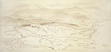View from the Mountains above Phonia, 1849. Artist: Edward Lear