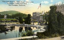 View from the Museum, Golden Gate Park, San Francisco, California, USA, 1922