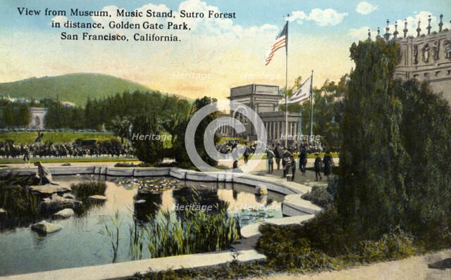 View from the Museum, Golden Gate Park, San Francisco, California, USA, 1922. Artist: Unknown