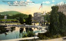 View from the Museum, Golden Gate Park, San Francisco, California, USA, 1922