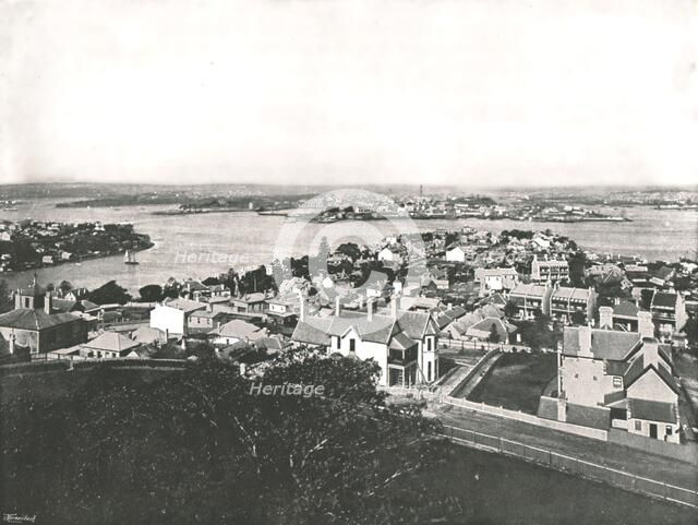 View from the North Shore, Sydney, Australia, 1895.  Creator: York & Son.