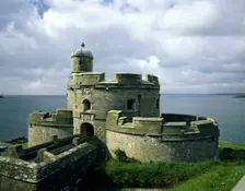 View from the North, St Mawes Castle, Cornwall, 1988