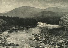 View from the Old Bridge, Invercauld, Braemar 1898. Creator: Unknown