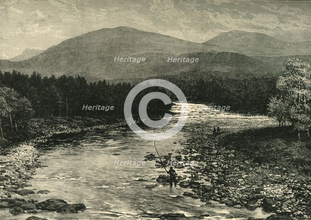 'View from the Old Bridge, Invercauld, Braemar', 1898. Creator: Unknown.