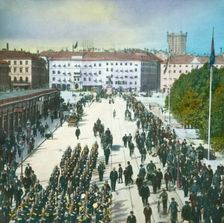 View from the Palace, Stockholm, Sweden, late 19th-early 20th century. Creator: Fradelle & Young