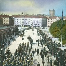 View from the Palace, Stockholm, Sweden, late 19th-early 20th century. Creator: Fradelle & Young