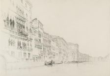 View from the Palazzo Bembo to the Palazzo Grimani, Venice, May - June 1870. Artist: John Ruskin