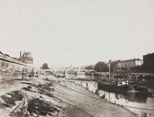 View from the Pont de la Concorde, 1852. Creator: Charles Henri Plaut (French)