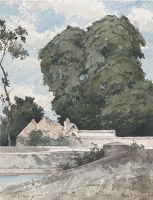View from the Ramparts at Chartres, 1893. Creator: Henri-Joseph Harpignies