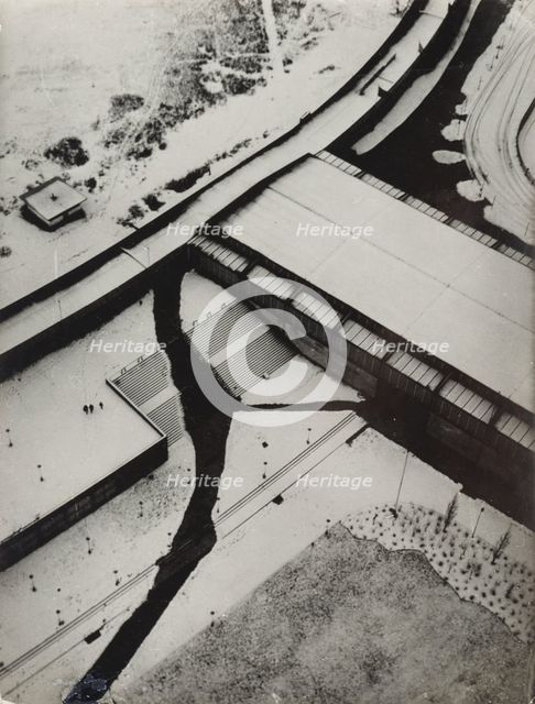 View from the Radio Tower, Berlin, 1928. Creator: Moholy-Nagy, Laszlo (1895-1946).