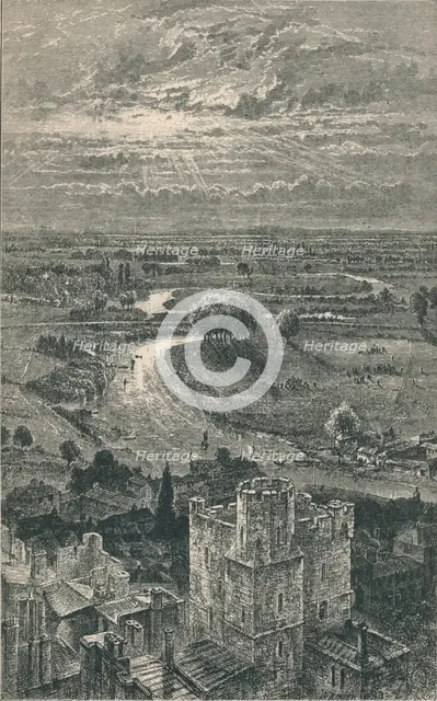 'View from the Round Tower', 1895. Artist: Unknown.