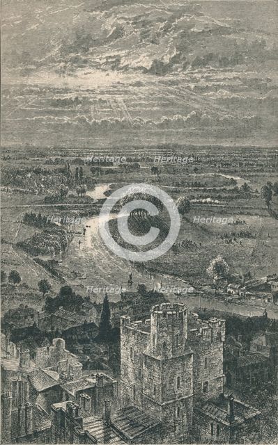 'View from the Round Tower', 1895. Artist: Unknown.
