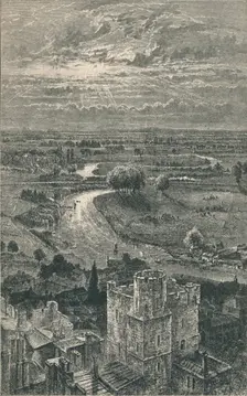 View from the Round Tower 1895