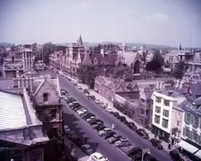 View from the Sheldonian Theatre, Oxford, c1955. Broad St., Balliol, St. John's and Trinity colleges Creator: Arthur Charles Kirby Ware