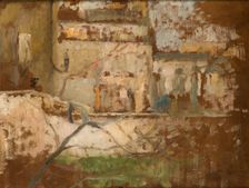 View from the Studio's Window-two-sided painting, c1900. Creator: Olga Boznanska