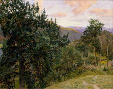 View from Vaga, 1905-1906. Creator: Gerhard Munthe