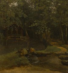 View from Villa Borghese in Rome, About 1800. Creator: Pierre-Athanase Chauvin