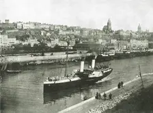 View from West Pier, Boulogne, France, 1895. Creator: Unknown
