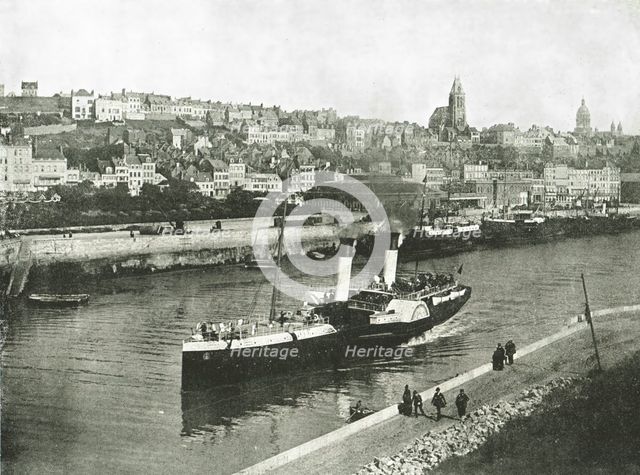 View from West Pier, Boulogne, France, 1895. Creator: Unknown.