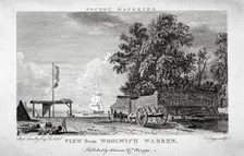 View from Woolwich Warren, Kent, 1794. Artist: Thomas Tagg