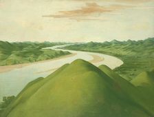 View in the "Cross Timbers," Texas, 1832 or 1834-1835. Creator: George Catlin