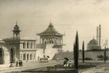 View in the Garden of the Palace, Lucnon 1835. Creator: William Daniell