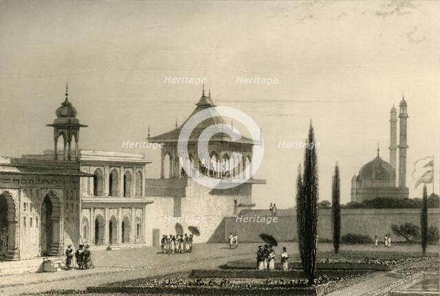 'View in the Garden of the Palace, Lucnon', 1835. Creator: William Daniell.