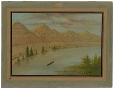 View in the "Grand Detour," Upper Missouri, 1861/1869. Creator: George Catlin
