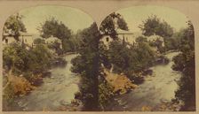 View in the Dargle, county Wicklow, Ireland, about 1860. Creator: London Stereoscopic & Photographic Co